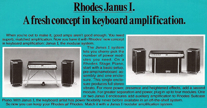 Janus I Speakers (1978)