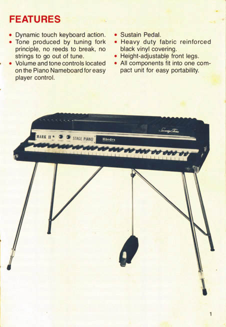 Fender sales rhodes manual