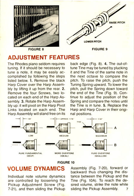 Adjustment Features, Volume Dynamics